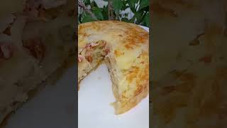 BATATA ROSTI RECHEIO DE LINGUIÇA APIMENTADO COM QUEIJO [upl. by Attelahs824]