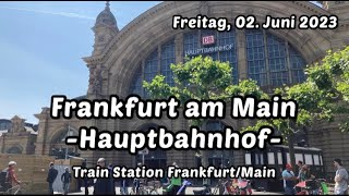 Hauptbahnhof Frankfurt am Main 02062023 [upl. by Kennan]