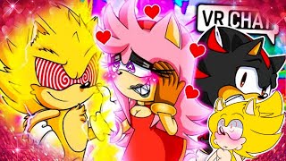 I React to Shads and Fleetway Sonic meet MAD AMY VRCHAT AM I IN LOVE [upl. by Epoh]