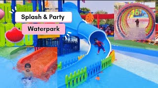 Splash amp Party Waterpark Dubai  Kids Waterpark Imnaksh [upl. by Llevel208]