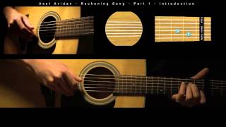 Reckoning Song One day Asaf Avidan Tuto Tab facile [upl. by Haliled]