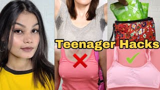 12 Teenager School College Girls Lifestyle amp Beauty Hacks ✅️Every Girl Must Follow😍 [upl. by Alaet]