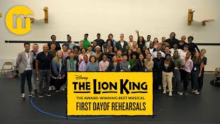 Disneys The Lion King  First Day of Rehearsals [upl. by Aisilef530]