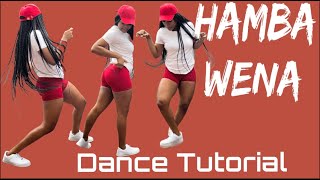 Hamba Wena Dance Tutorial  AMAPIANO MOVES hambawena  Deep London [upl. by Cynthie894]