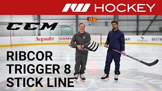 CCM RibCor Trigger 8 Pro Line  OnIce Insight [upl. by Allebara]