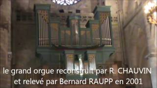 orgue Bazas F  Ronde et Saltarelle de T SUSATO XVIe siècle [upl. by Ettezoj]