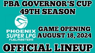 PHOENIX FUEL MASTERS COMPLETE OFFICIAL ROSTER FOR 2024 PBA GOVERNORS CUP SEASON 49TH [upl. by Nnairek427]