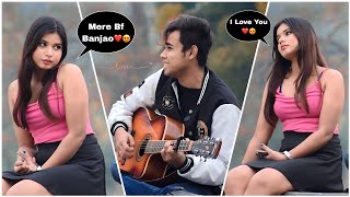 Singing amp Ignoring Prank On Cute Girl  Heart Broken Songs Mashup  Emotional Reations😭  Jhopdi K [upl. by Kra41]