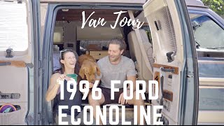 Ford Econoline Van Conversion  DIY Camper Van Tour [upl. by Shaughnessy]