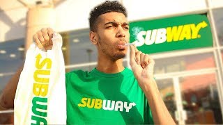 FAKE EMPLOYEE PRANK In SUBWAY [upl. by Apilef]