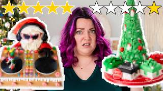 I Paid a 1 Star vs 5 Star Bakery 1000 to make CHRISTMAS CAKES [upl. by Aral]