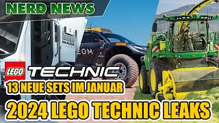 13 neue Sets GROSSER LEGO Technic Leak 2024 [upl. by Alarise]