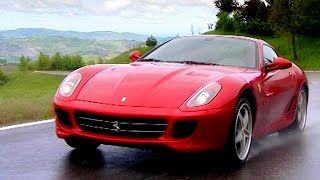 Testing The Ferrari 599 GTB Fiorano HGTE With Sir Stirling Moss  Fifth Gear [upl. by Annaoi]