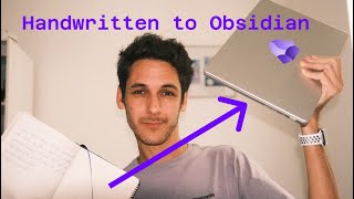 Handwritten notes to Obsidian with AI [upl. by Berghoff507]