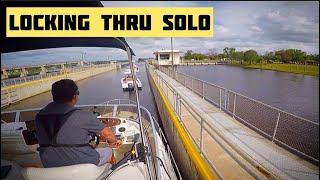 Franklin Lock Solo  Boatyard trip Day 1 [upl. by Thevenot429]