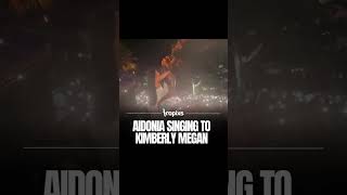 Aidonia singing to Kimberly Megan [upl. by Anig438]