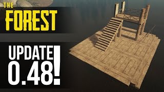 UPDATE v048 Large Raft Story Update The Forest S1 Episode 9 [upl. by Weylin]