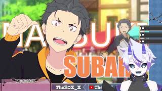 R0XX REACCIONA A KAZUMA SATOU vs SUBARU NATSUKI  Batallas de Rap Random  by Midoriya [upl. by Gothurd]