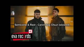 Semicenk amp Rast  Canın Sağ Olsun Slowed [upl. by Luoar]