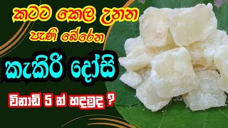 පුහුල් වෙනුවට කැකිරි වලින් දෝසී හදන හැටි 🤔🤗🤤How to make kakiri dosi kakiricookingsweet [upl. by Sileas30]