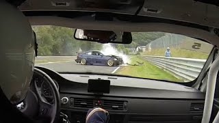 Nordschleife Crash Schirmer M3 [upl. by Annail]