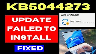 KB5044273 Update not installing on Windows 10 [upl. by Walworth]