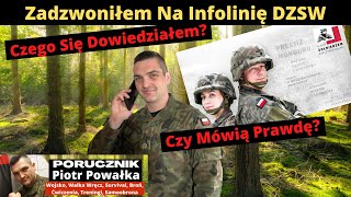 Czy Warto Iść Do Wojska w 2023  Zadzwoniłem Na Infolinię Dobrowolnej Zasadniczej Służby Wojskowej [upl. by Eirac]