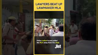 Lawyer Slaps BJP MLA in Lakhimpur  Jist [upl. by Nennek455]