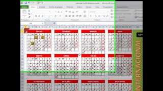 Plantilla Calendario Excel 2014 Agenda Administrador y escanear desde Excel [upl. by Susannah346]