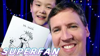 Jeff Kinney Gets Interviewed By His Superfan [upl. by Otilesoj]