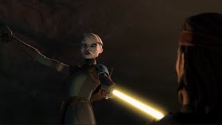 Ventress uses her lightsabers against the Bad Batch  The Bad Batch Season 3 Episode 9 [upl. by Ahsinac807]