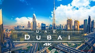 Dubai United Arab Emirates 🇦🇪  by drone 4K [upl. by Napier]