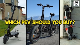 EScooter vs EBike vs ESkate Which Should You Buy [upl. by Cantlon]