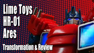 Lime Toys HR01 Ares Orion Pax Rock FX Review [upl. by Einaffyt]