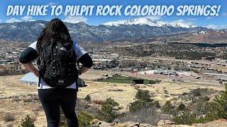 Best Hike In Colorado Springs  Pulpit Rock Day Hike Review  Pikes Peak Views  Hiking Colorado [upl. by Nnyliram386]