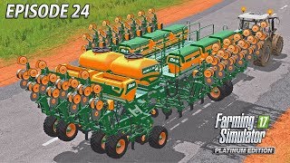 MONSTER SEEDER  Farming Simulator 17 Platinum Edition  Estancia Lapacho  Episode 24 [upl. by Redwine]