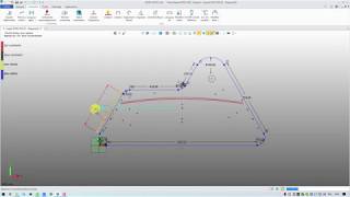 ZW3D Importation dun fichier dwgdxf dans une esquisse 2D [upl. by Ytirev]