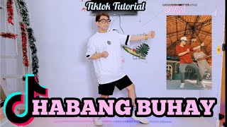 HABANG BUHAY Dance Challenge  Tiktok Tutorial  Easy step by step for beginners [upl. by Ennej]