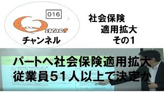 パートへ社会保険拡大 従業員数５１人以上で決定か【社会保険適用拡大その１ＨＩＫＡＲＩチャンネル016】 [upl. by Christel]