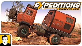 Bez ubytování NEJDE přeskočit čas  Expeditions A MudRunner Game [upl. by Ilera]