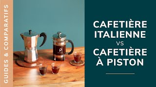 COMPARATIF Cafetière italienne VS cafetière à piston [upl. by Lebasile]