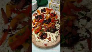 BOURSIN BOARD 🧀 shorts foodie boursin butterboard boursinboard cheese easyrecipe yummy [upl. by Arda]