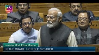 PM Modis reply to discussion to Motion of Thanks on Presidents Address in Lok Sabha  05 Feb 2024 [upl. by Nierman53]