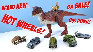 Jurassic World Fallen Kingdom Carnotaurus Hot Wheels Character Car Collection [upl. by Brice]