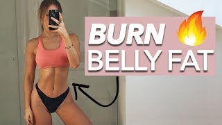 Lose Belly Fat Workout Get Rid Of It  At Home amp No Equipment 10 Mins [upl. by Leuneb]