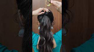 Very Easy Clutcher Juda Hairstyle 🤩longhair hair hairstyle [upl. by Papotto]