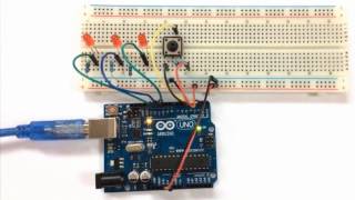 Arduino Tutorial  Turn LED ONOF using Pushbutton [upl. by Lonni]