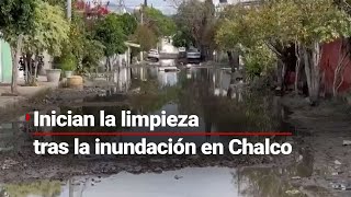 AGUAS NEGRAS LA PESADILLA DE CHALCO  Vecinos pierden sus pertenencias con las fuertes lluvias [upl. by Asusej332]