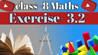 Class 8 Maths chapter 3  Exercise 32  CBSC  NCERT  Chapter 8 Understanding Quadrilaterals [upl. by Raddy]