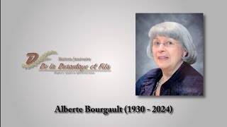 Alberte Bourgault 1930  2024 [upl. by Notnel997]